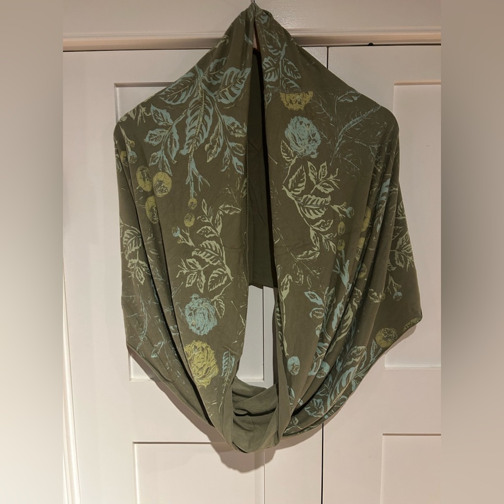 Bamboo Olive Green Infinity Scarf by This Is J, made in Canada